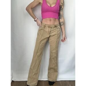 Free people neigh low rise wide leg pants size 6